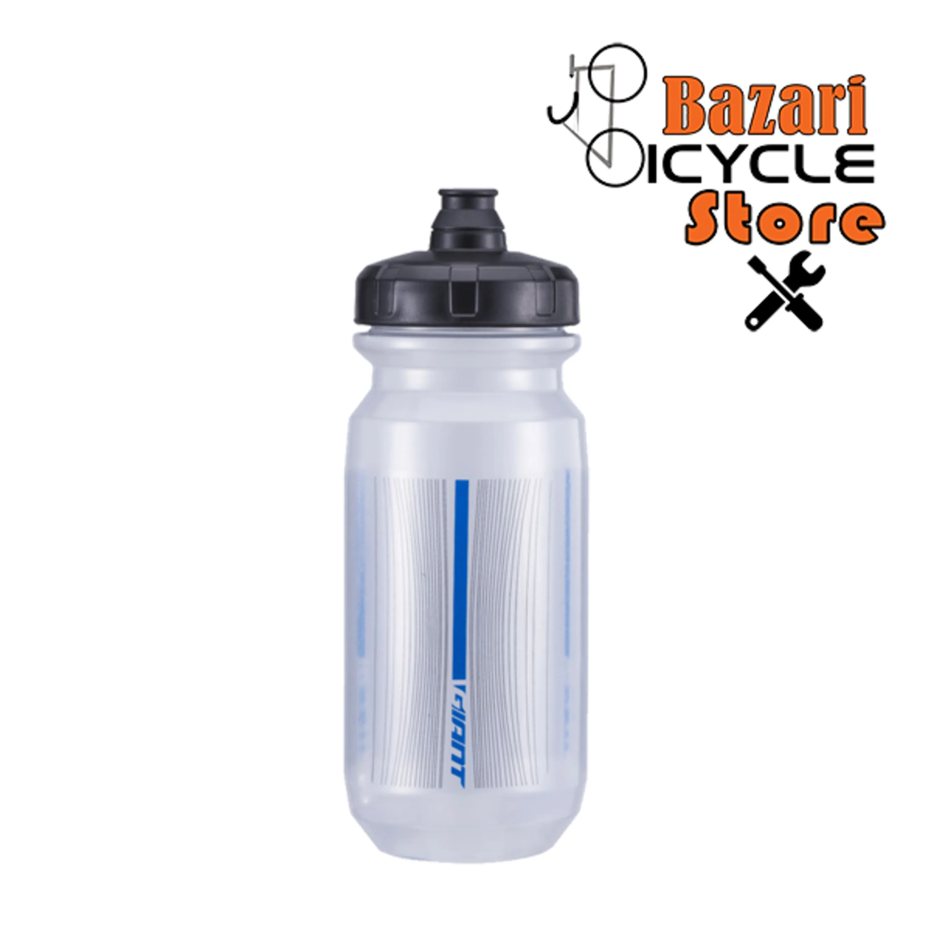 قمقمه 600 میلی لیتری شفاف/آبی  جاینت (GIANT) مدل DOUBLE SPRING